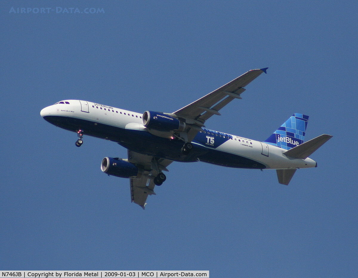 N746JB, 2008 Airbus A320-232 C/N 3622, Jet Blue Terminal 5 A320
