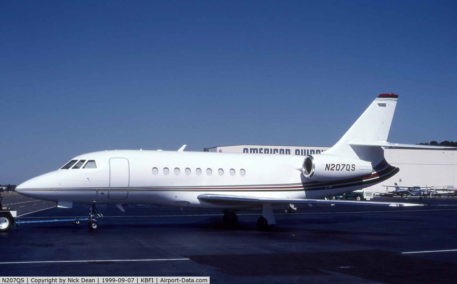 N207QS, 1998 Dassault Falcon 2000 C/N 70, KBFI