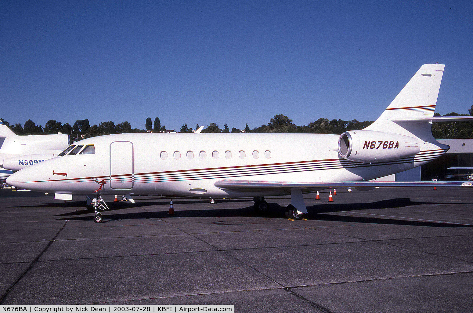 N676BA, 2001 Dassault Falcon 2000 C/N 176, KBFI