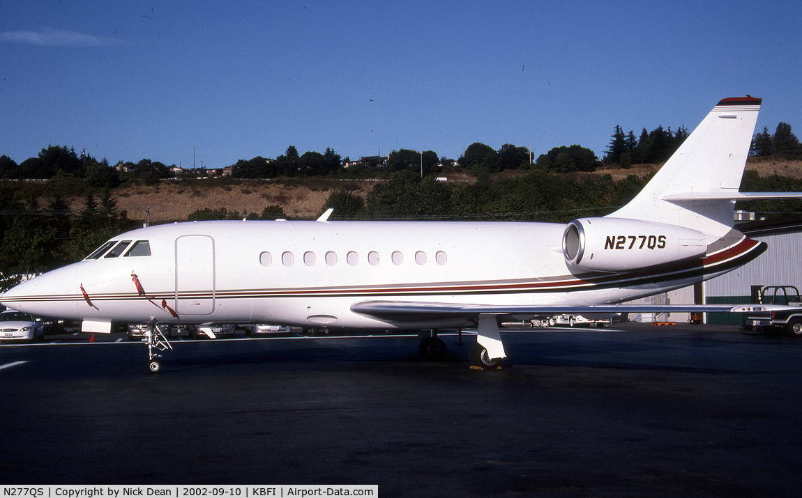 N277QS, 2002 Dassault Falcon 2000 C/N 177, KBFI
