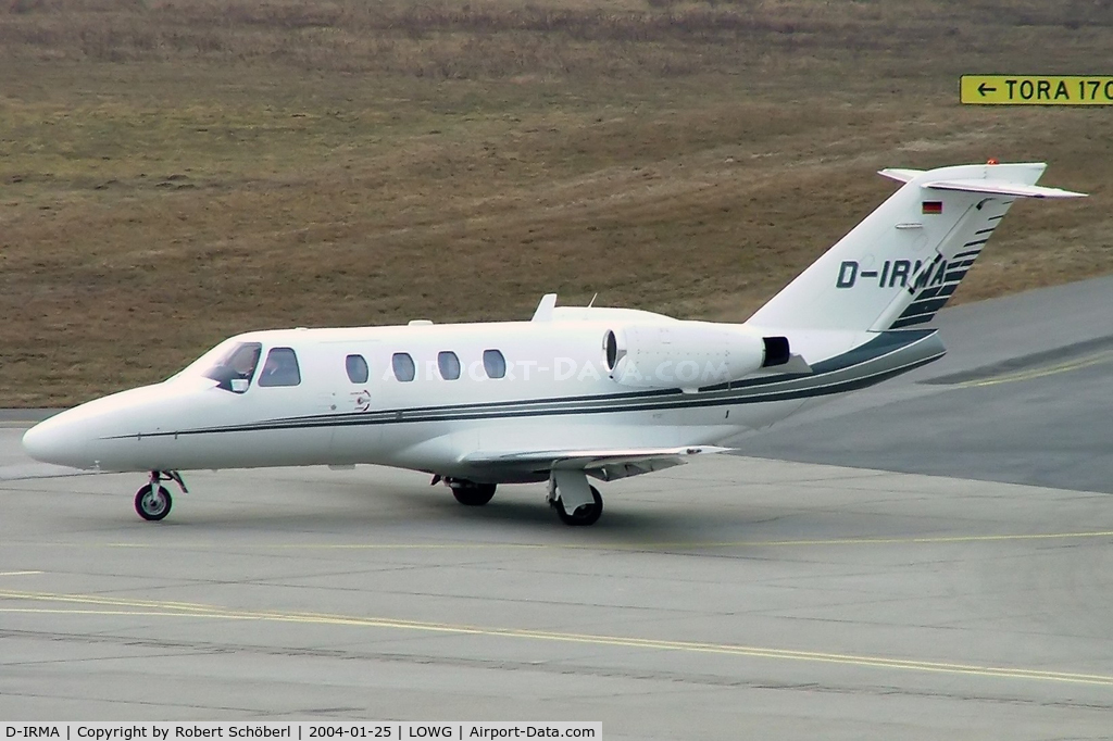 D-IRMA, 2000 Cessna 525 CitationJet CJ1 C/N 525-0366, Businessflight to GRZ/LOWG