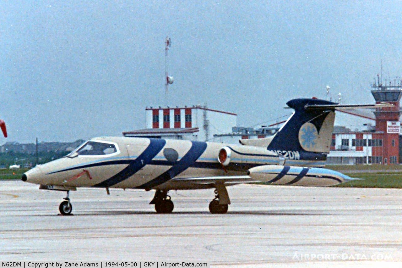 N62DM, 1972 Gates Learjet 25B C/N 82, At Arlington Municipal