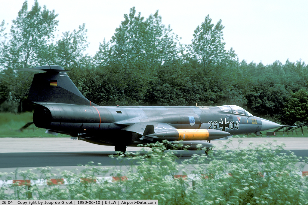 26 04, Lockheed F-104G Starfighter C/N 683-9129, Visit to Leeuwarden for the 40st anniversary of 322 squadron.