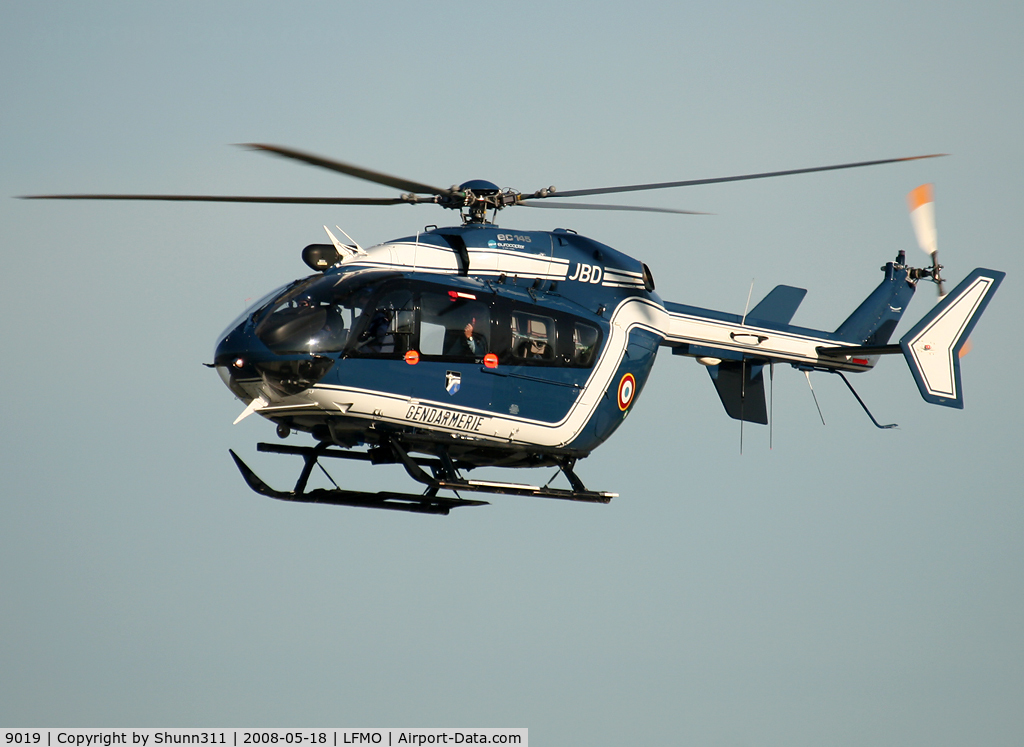 9019, 2003 Eurocopter-Kawasaki EC-145 (BK-117C-2) C/N 9019, Flying over the Air Base after the show...