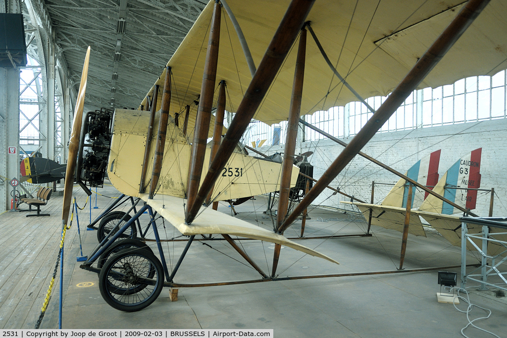 2531, Caudron G.3 C/N 2531, This French AF Caudron is preserved in the Army Museum in Brussels.