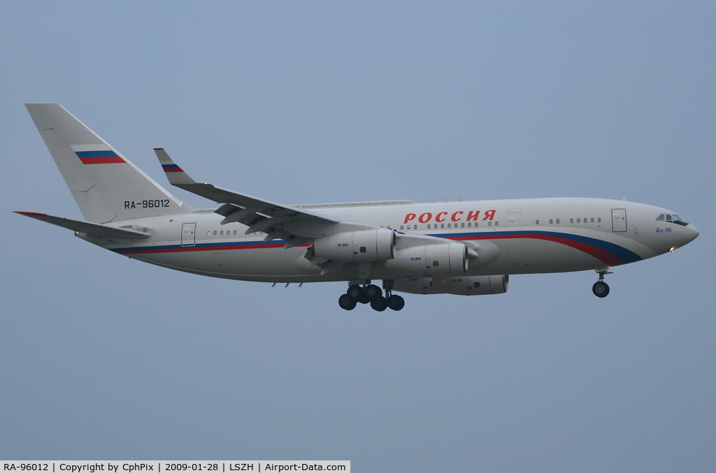 RA-96012, 1994 Ilyushin Il-96-300 C/N 74393201009, IL96