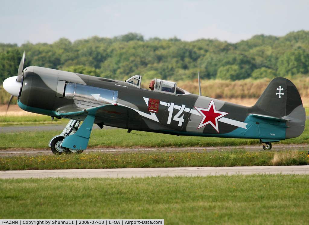 F-AZNN, Yakovlev Yak-11 C/N 25 III/05, Ready to go to home after Airshow...