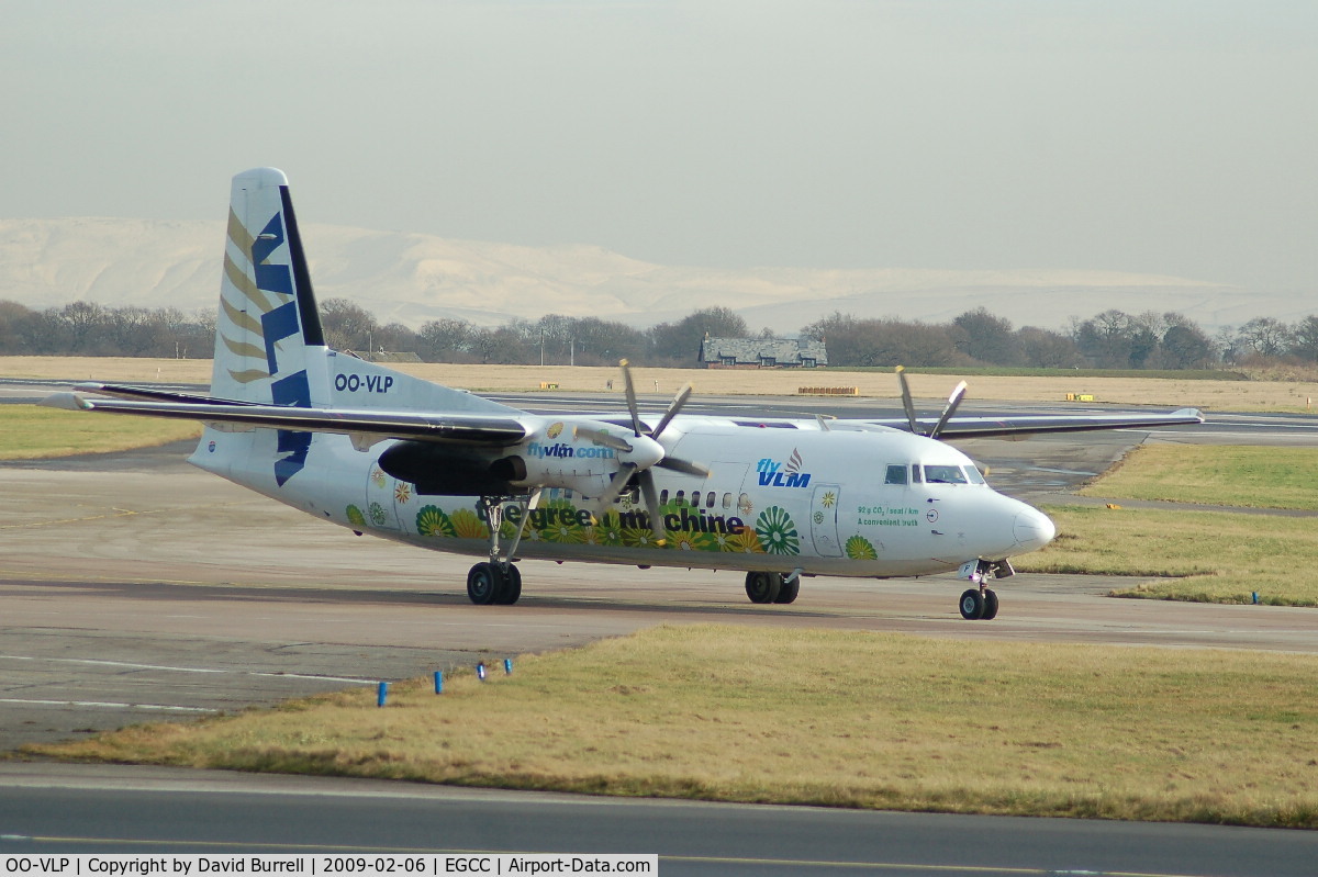 OO-VLP, 1991 Fokker 50 C/N 20209, VLM Airlines - Taxiing