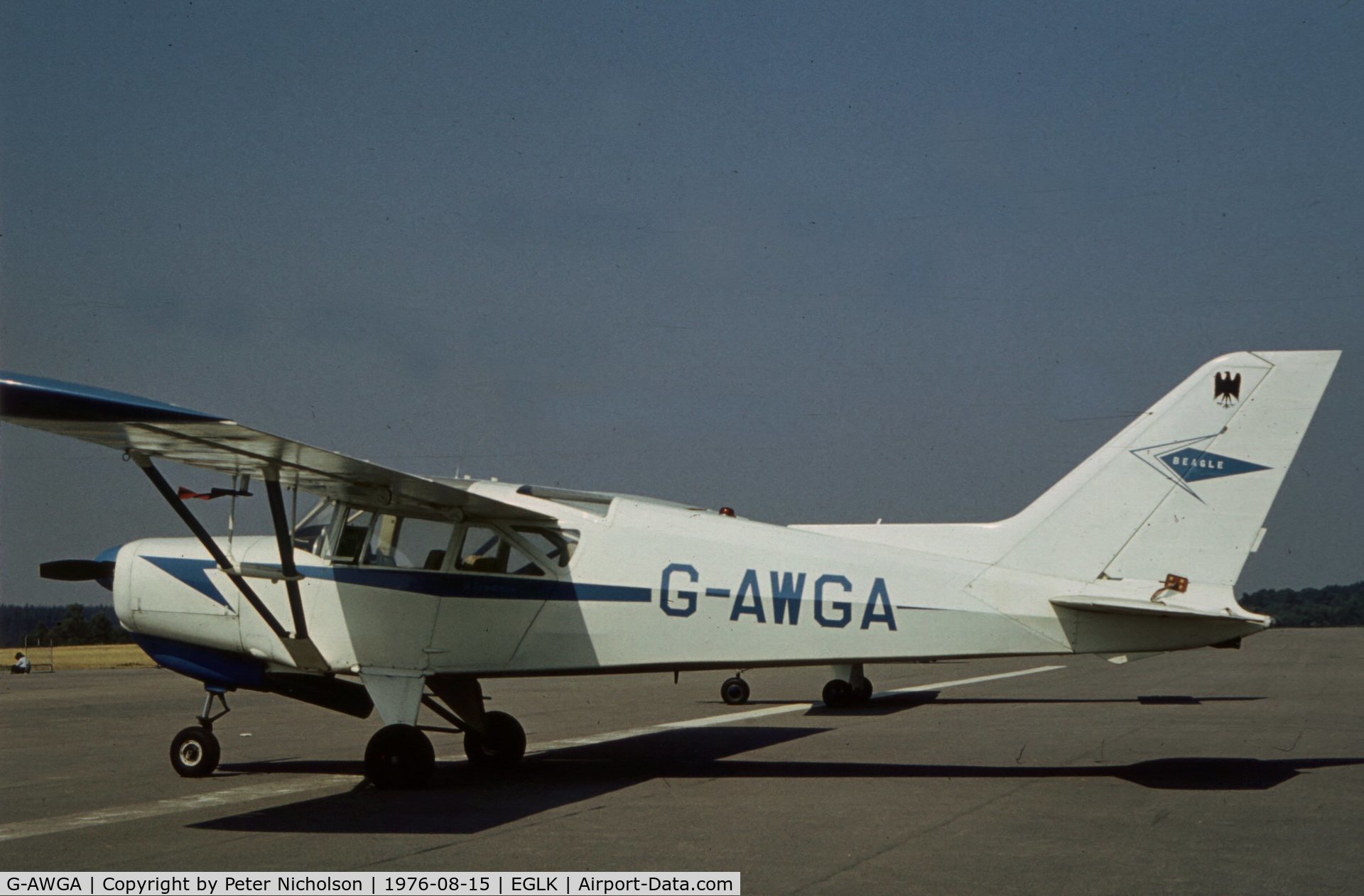 G-AWGA, 1962 Beagle A-109 Airdale C/N B.535, This Airedale attended the 1976 Blackbushe Fly-in.