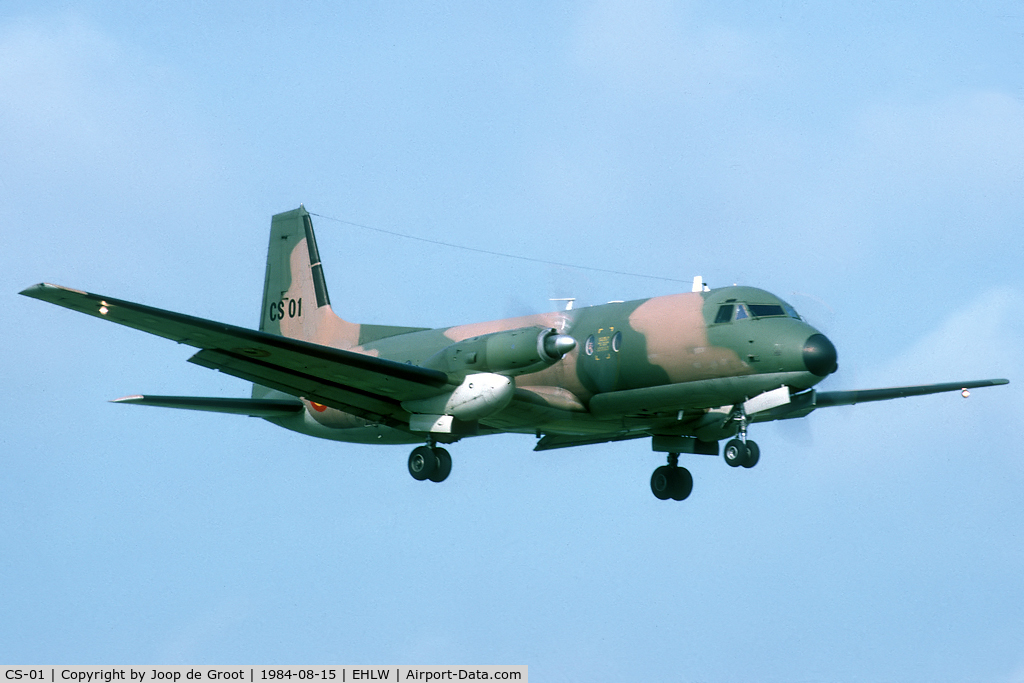 CS-01, 1976 Hawker Siddeley HS.748 Series 2A C/N 1741, Transport for the 1984 Tacpol exercise.