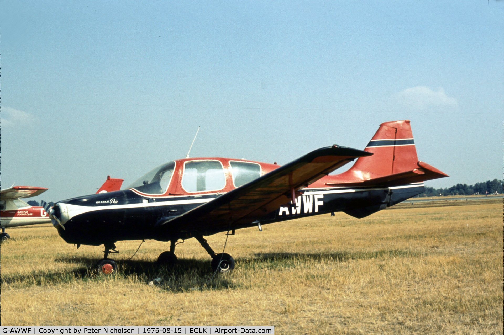 G-AWWF, 1969 Beagle B-121 Pup Series 1 (Pup 100) C/N B121-033, This Pup attended the 1976 Blackbushe Fly-in.