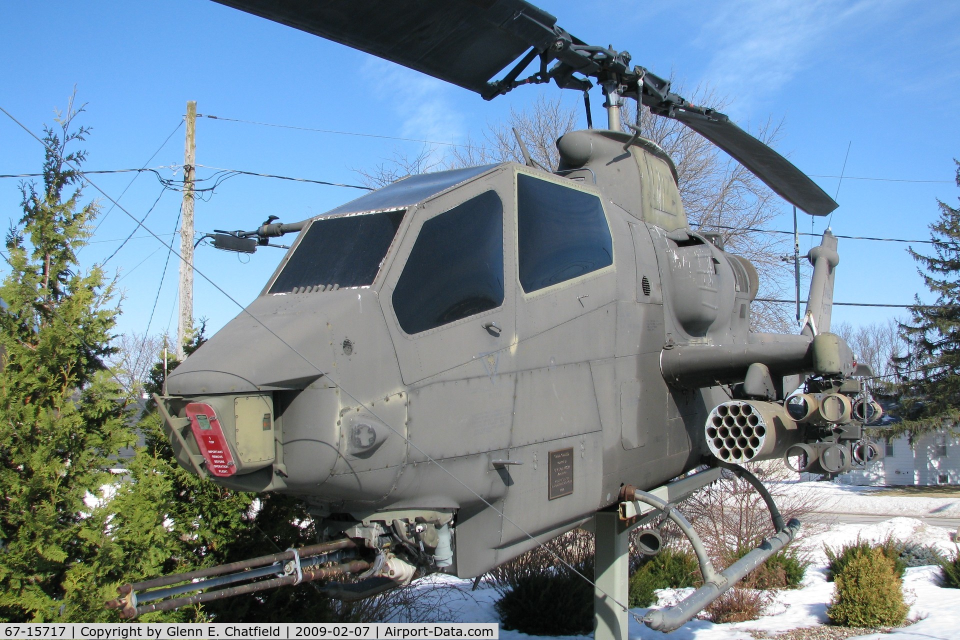67-15717, 1967 Bell AH-1F Cobra C/N 20381, At the Veterans Memorial Park in Ryan, IA