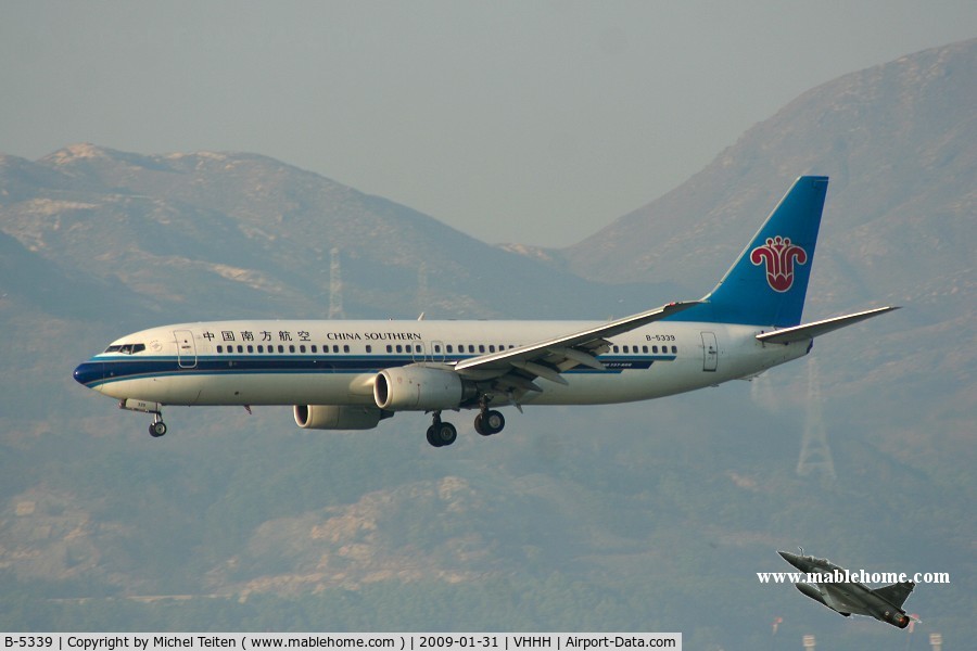 B-5339, 2007 Boeing 737-81B C/N 35380/2372, China Southern Airlines