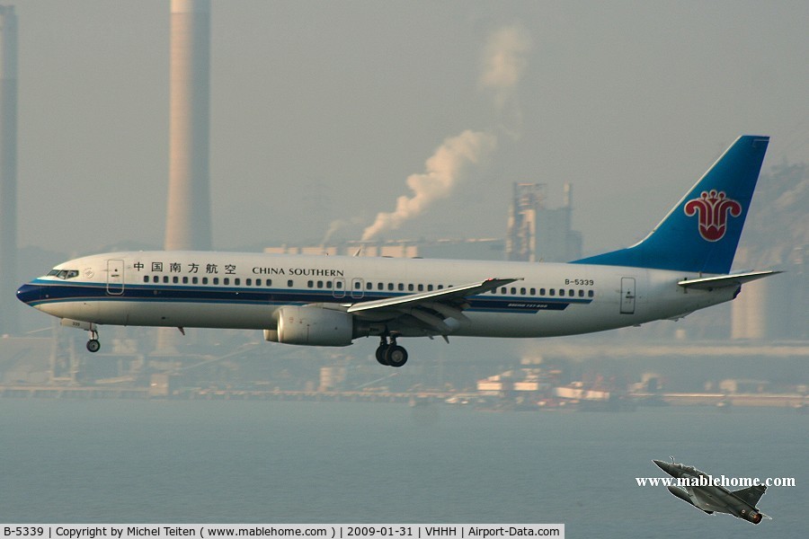 B-5339, 2007 Boeing 737-81B C/N 35380/2372, China Southern Airlines