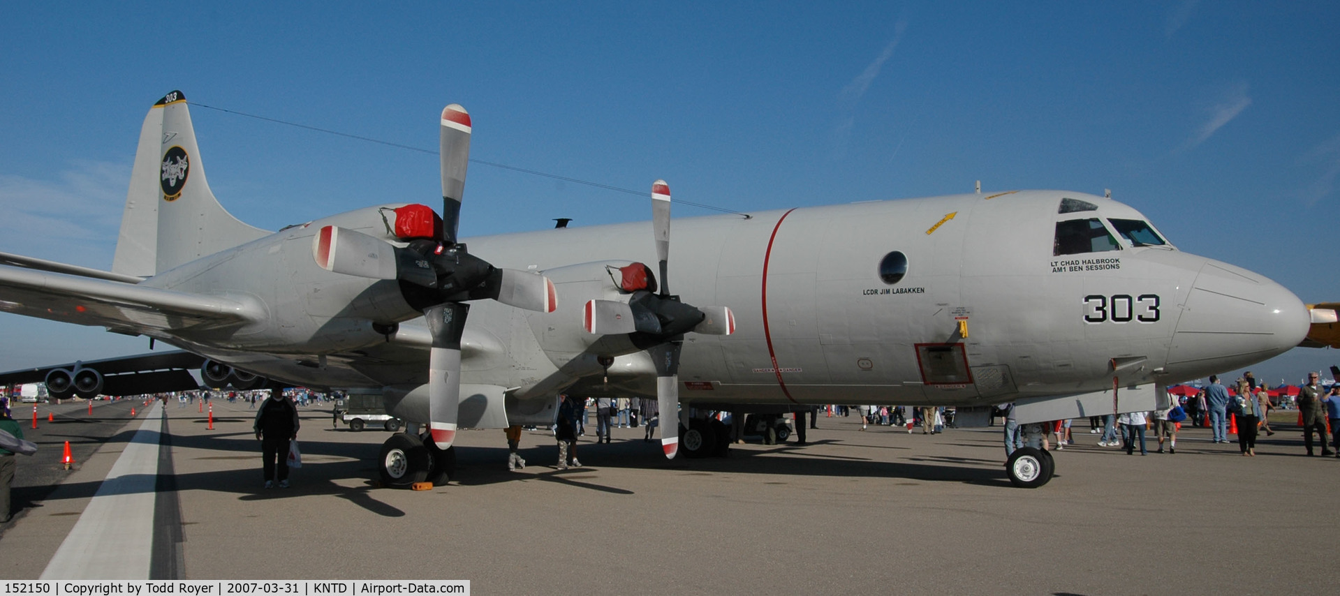 152150, Lockheed NP-3D Orion C/N 185-5120, Point Mugu Airshow 2007