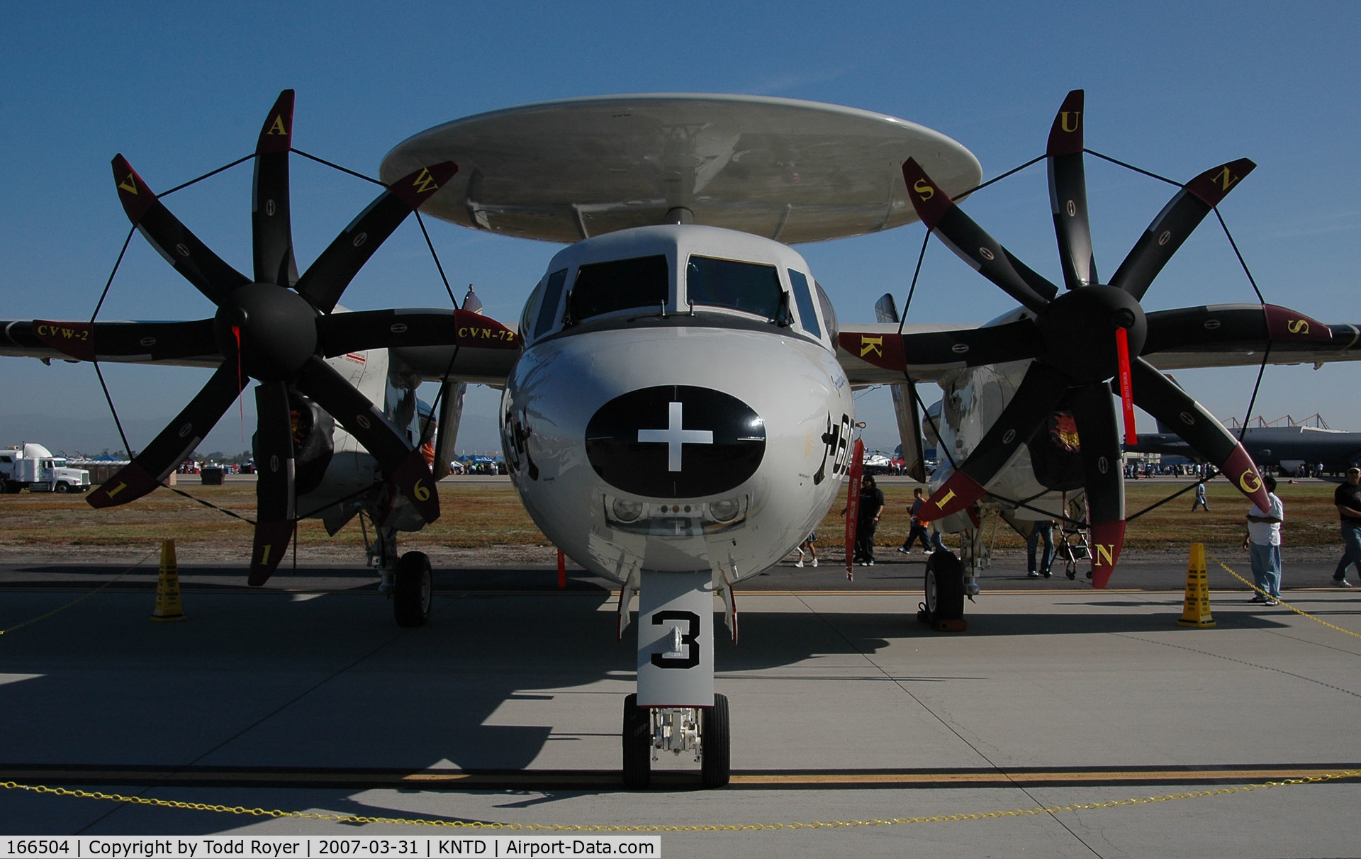 166504, Northrop Grumman E-2C Hawkeye 2000 (G-123) C/N Not found 166504, Point Mugu Airshow 2007