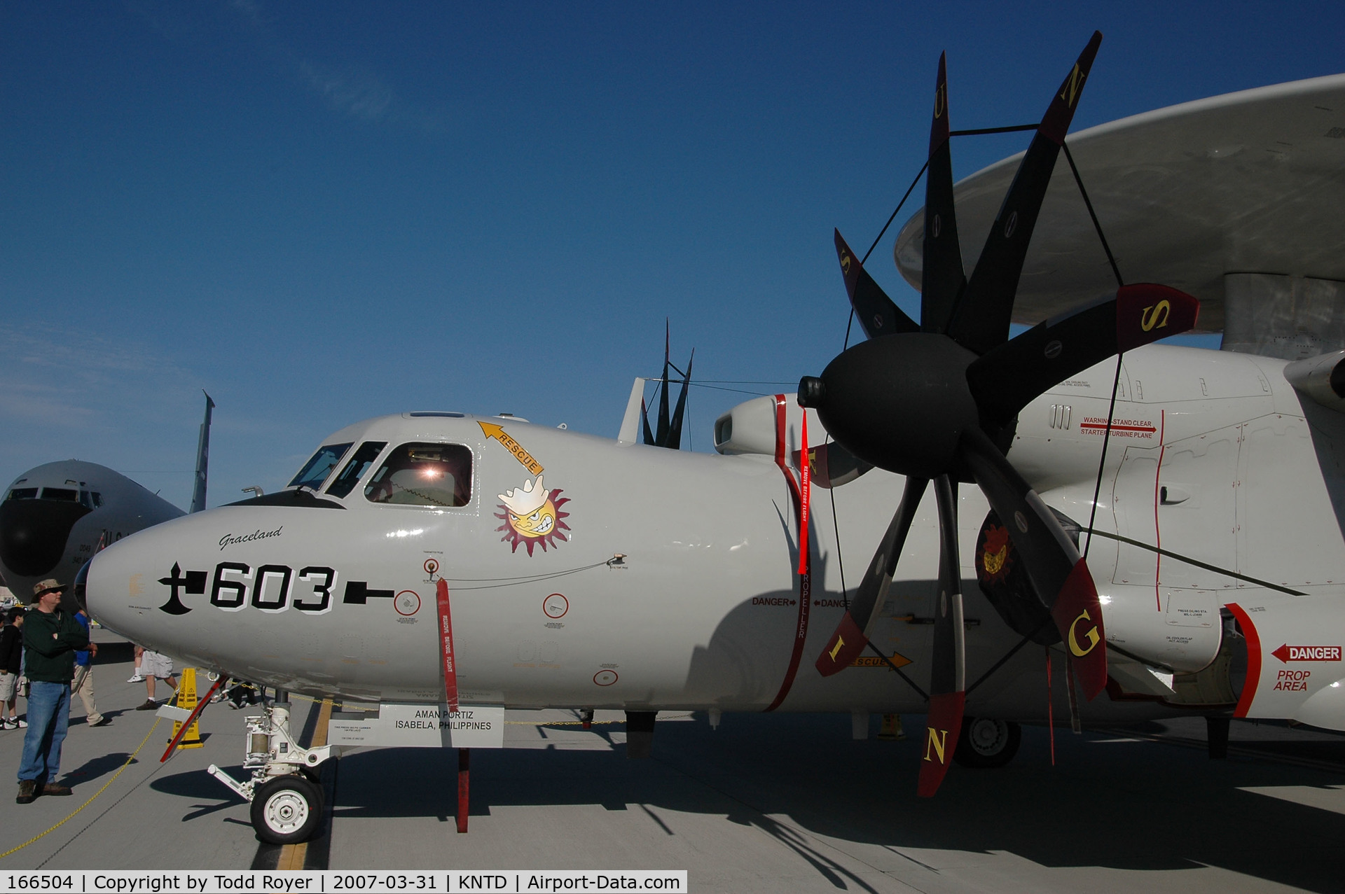 166504, Northrop Grumman E-2C Hawkeye 2000 (G-123) C/N Not found 166504, Point Mugu Airshow 2007