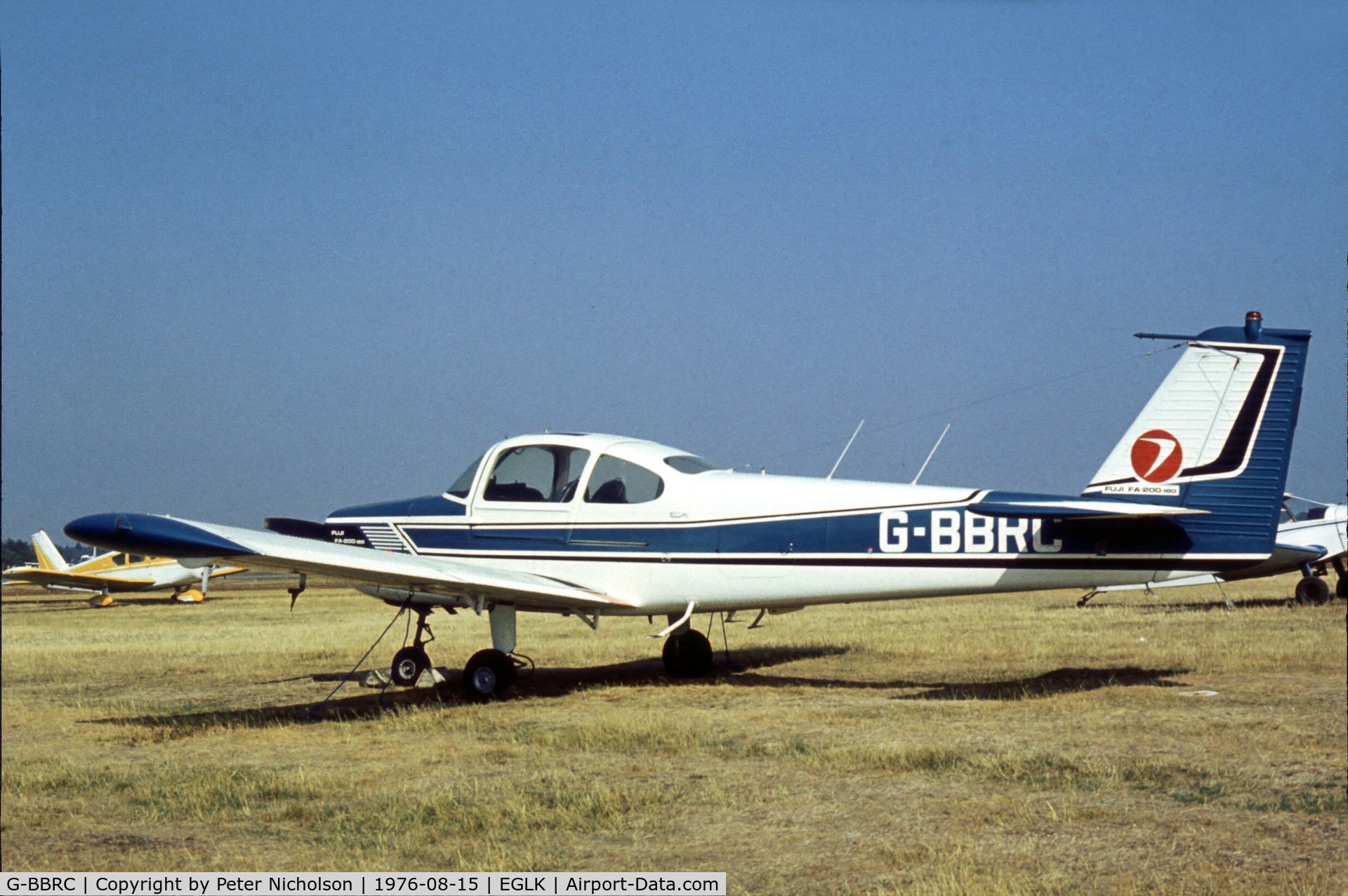 G-BBRC, 1973 Fuji FA-200-180 Aero Subaru C/N 235, Attended the 1976 Blackbushe Fly-in.