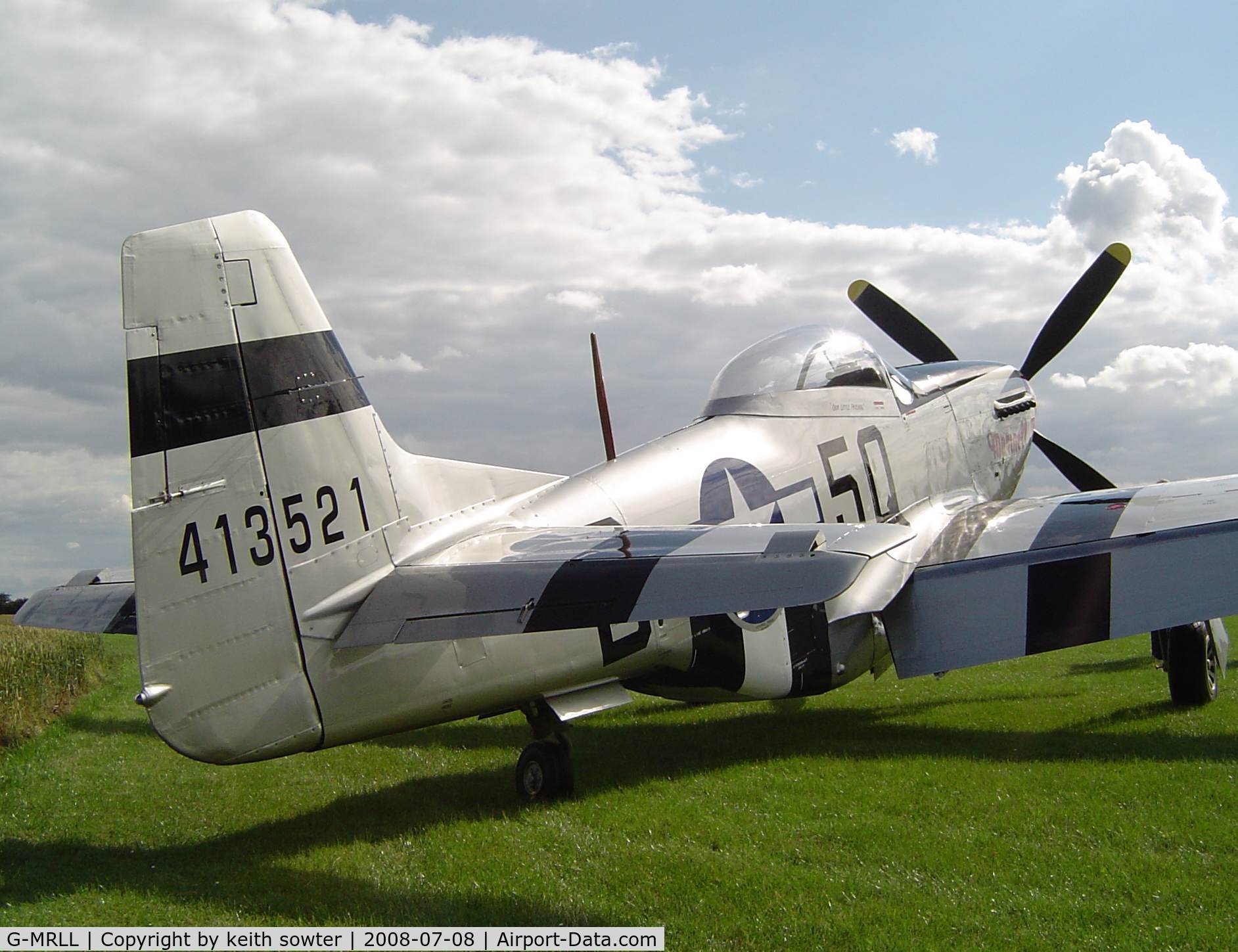 G-MRLL, 1943 North American P-51D Mustang C/N 109-27154, Recently restored - based at Hardwick Norfolk
