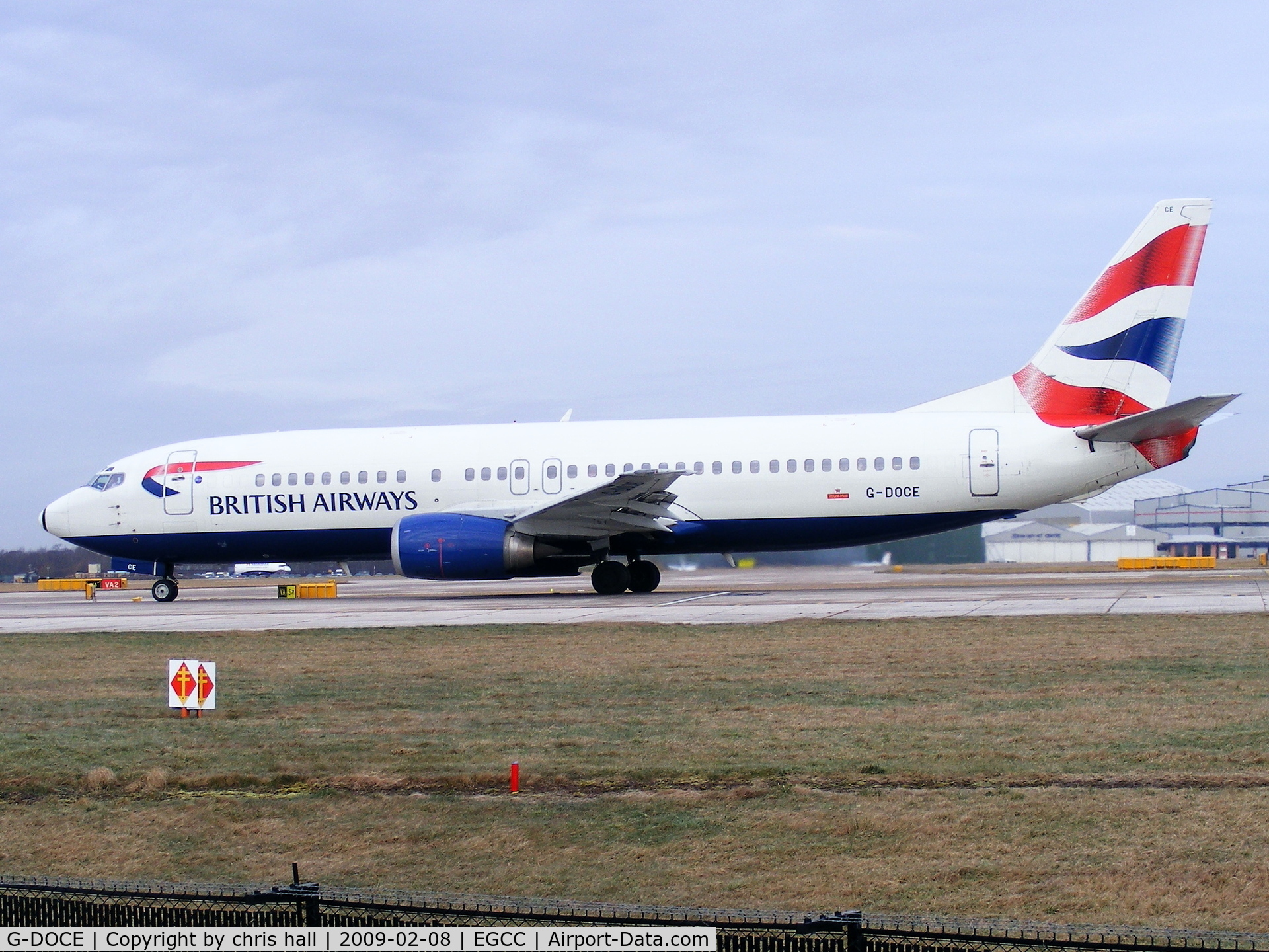 G-DOCE, 1991 Boeing 737-436 C/N 25350, British Airways