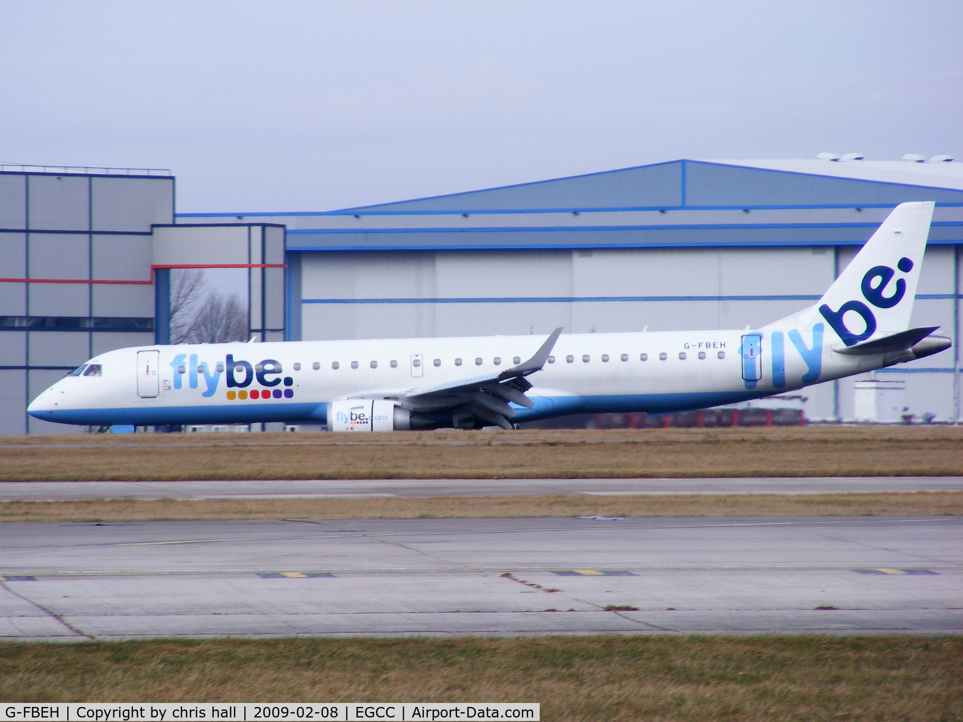 G-FBEH, 2007 Embraer 195LR (ERJ-190-200LR) C/N 19000128, flybe
