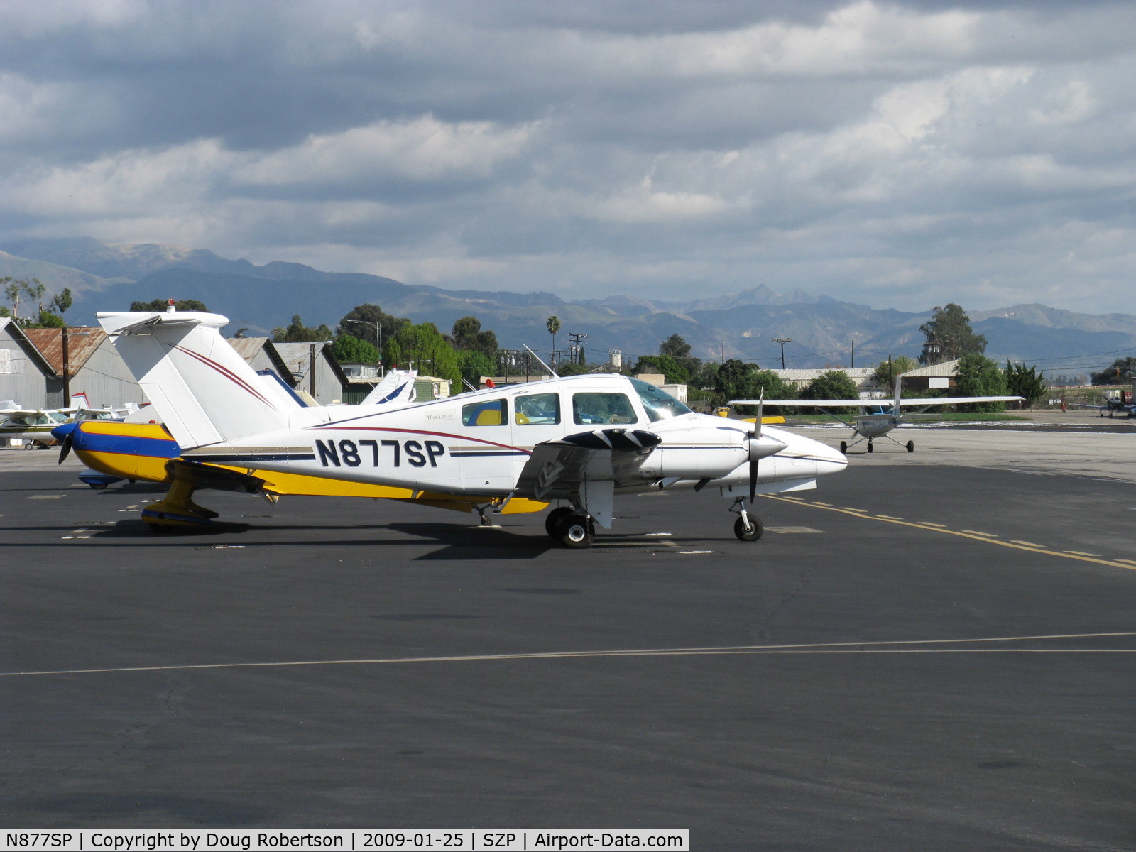 N877SP, 1980 Beech 76 Duchess C/N ME-310, 1980 Beech 76 DUCHESS, two Lycoming O-360-A1G6D 180 Hp each