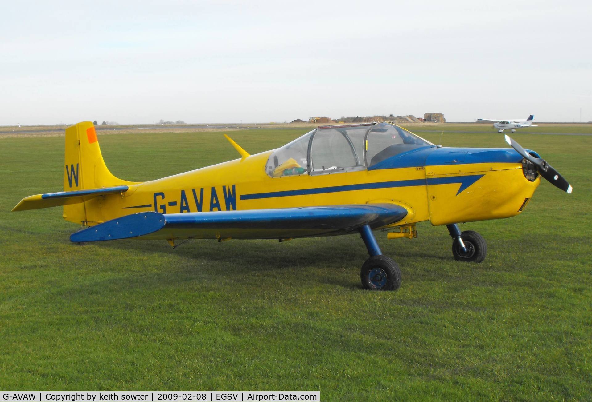 G-AVAW, 1966 Rollason Druine D.62C Condor C/N RAE/617, Visiting from Tibenham