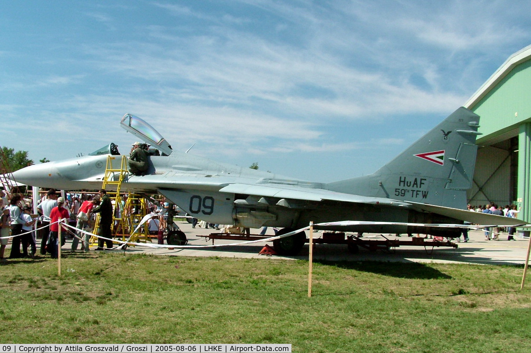 09, Mikoyan-Gurevich MiG-29B C/N 2960535157/4602, Kecskemét, Hungarian Air-Forces Base / LHKE / Hungary - Airshow '2005