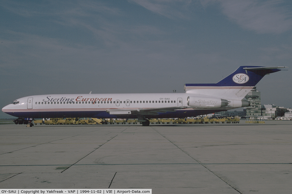 OY-SAU, 1973 Boeing 727-2J4 C/N 20764, Sterling European Boeing 727-200