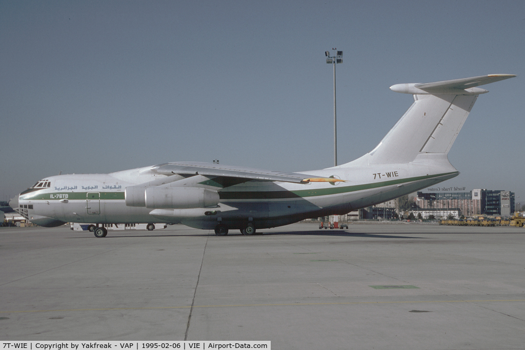7T-WIE, 1993 Ilyushin Il-76TD C/N 1023414463, Algerian Air Force Iljuschun 76