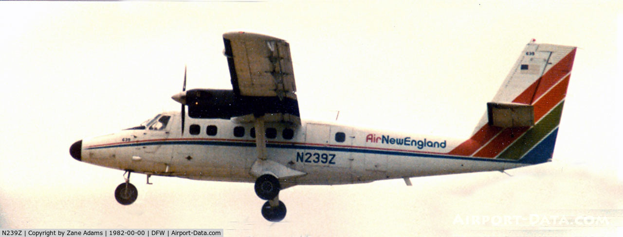 N239Z, 1969 De Havilland Canada DHC-6-300 Twin Otter C/N 239, Air New England Twin Otter at DFW
