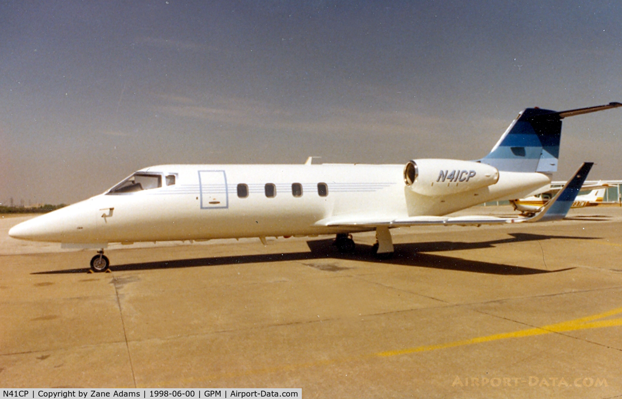 N41CP, 1982 Gates Learjet 55 C/N 55-037, At Grand Prairie Municipal