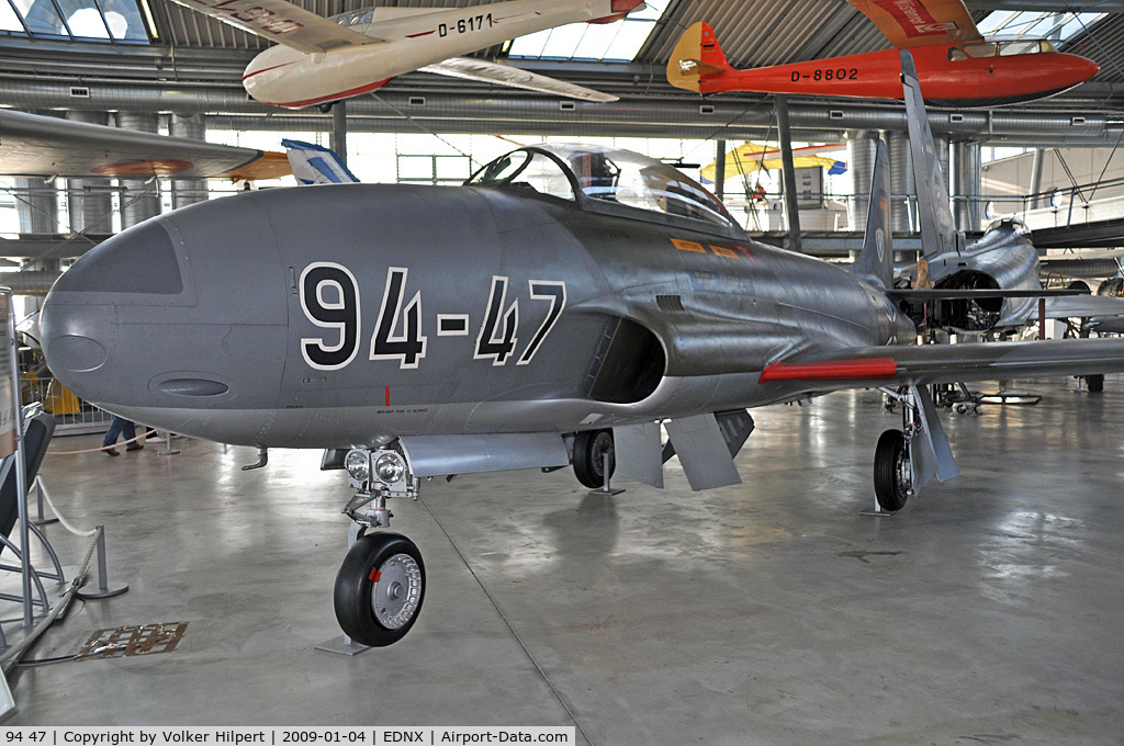94 47, Lockheed T-33A Shooting Star C/N 580-8967, at museum Oberschleissheim