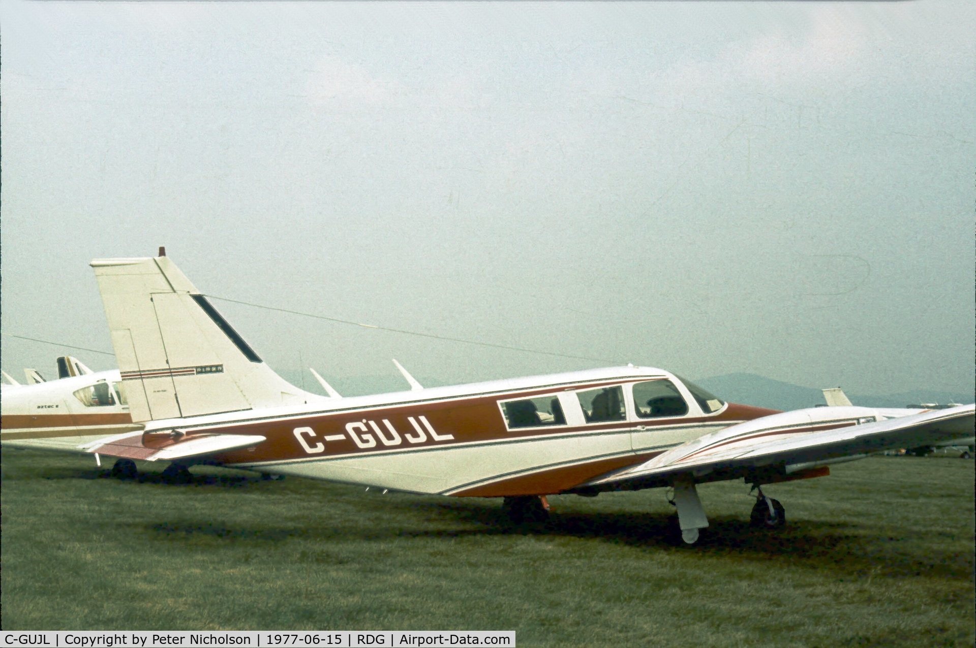 C-GUJL, Piper PA-34-200 C/N 34-7350090, In 1977 this Seneca attended the 1977 Reading Airshow.