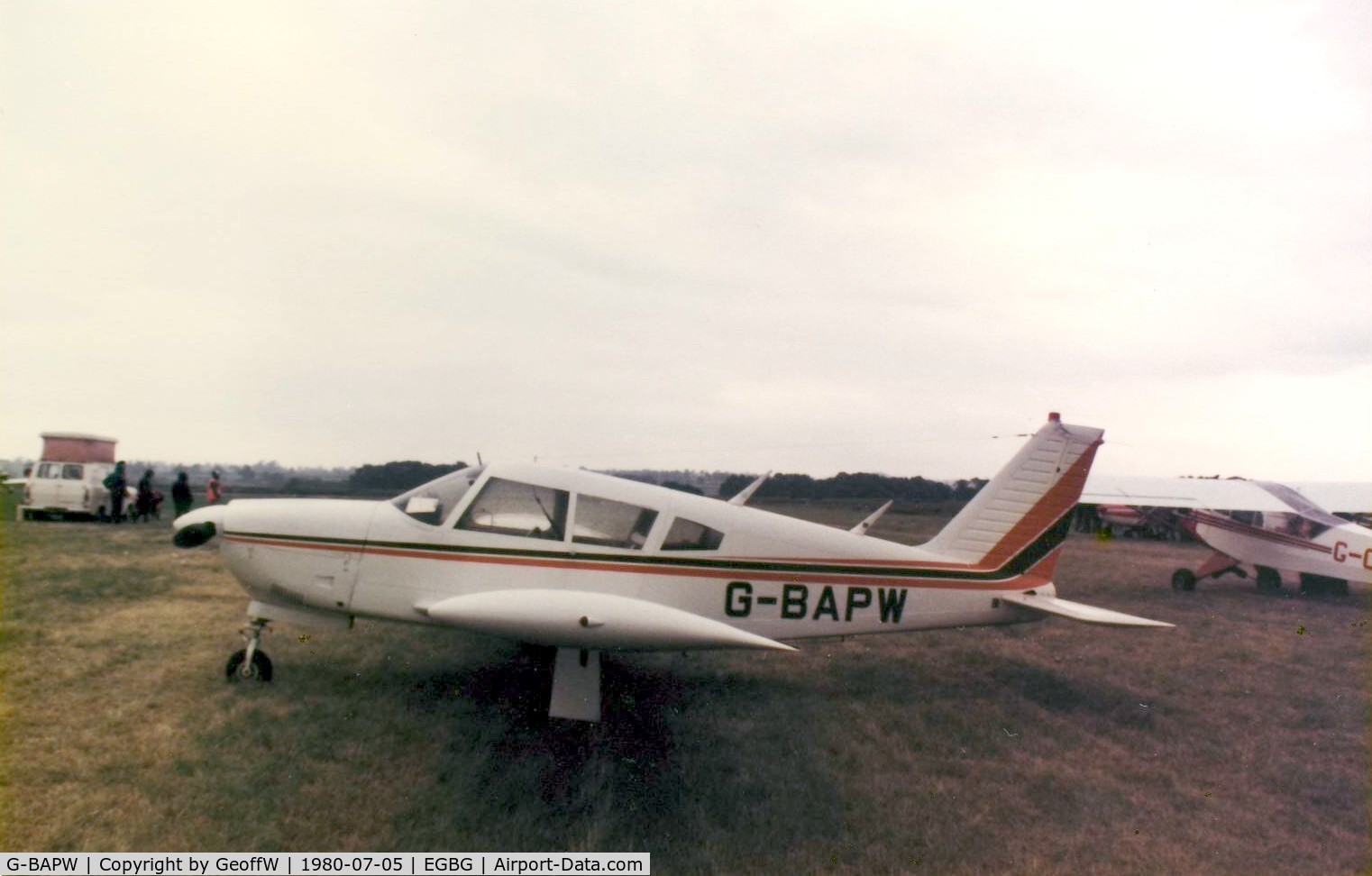 G-BAPW, 1968 Piper PA-28R-180 Cherokee Arrow C/N 28R-30697, PFA Rally 1980