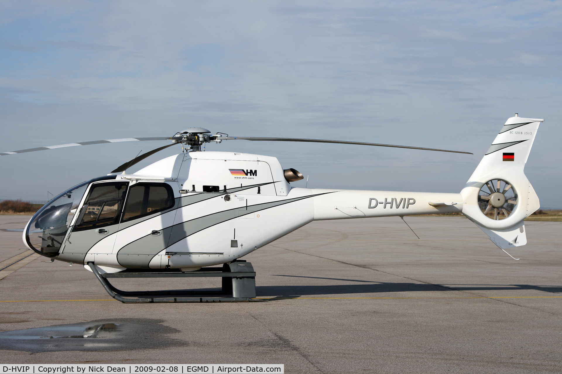 D-HVIP, 1999 Eurocopter EC-120B Colibri C/N 1024, EGMD