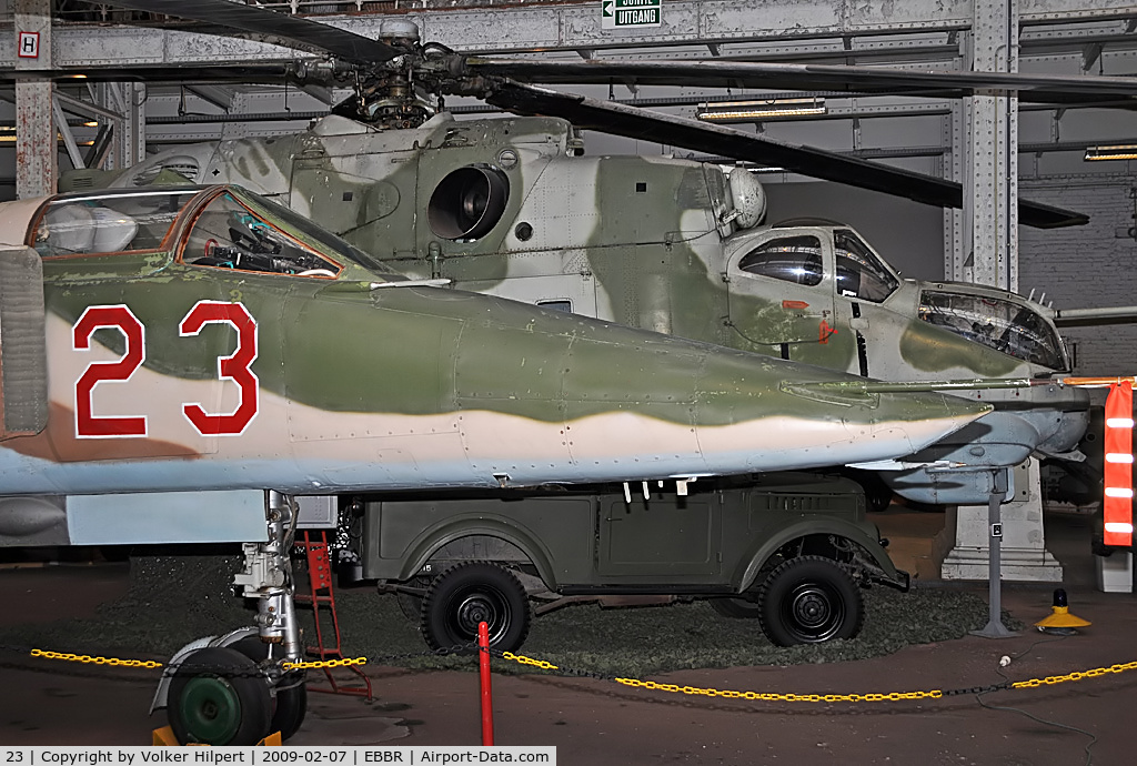 23, Mikoyan-Gurevich MiG-23BN C/N 0393215732, museum Brussels