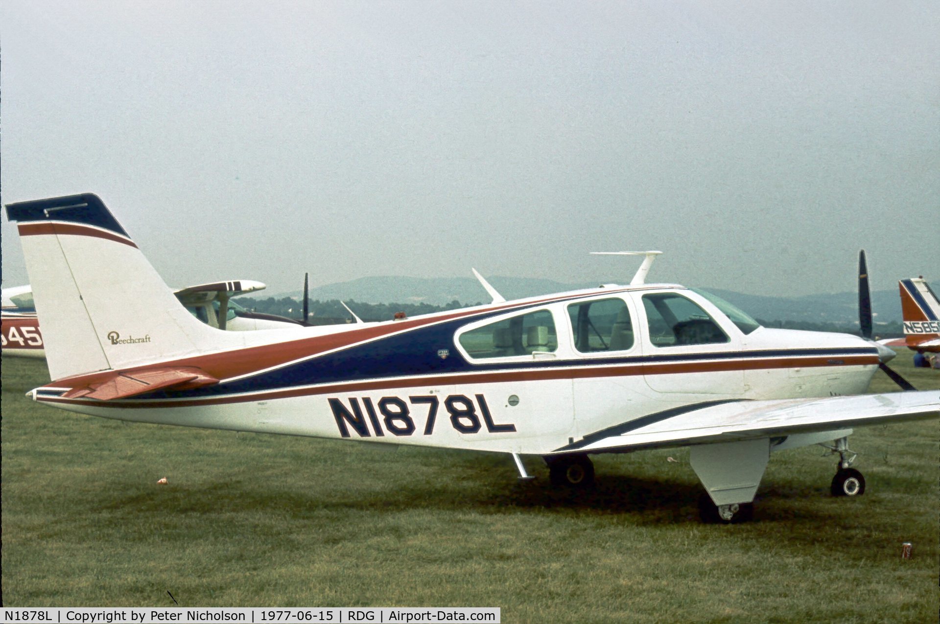 N1878L, 1976 Beech F33A Bonanza C/N CE-651, This Bonanza was present at the 1977 Reading Airshow.