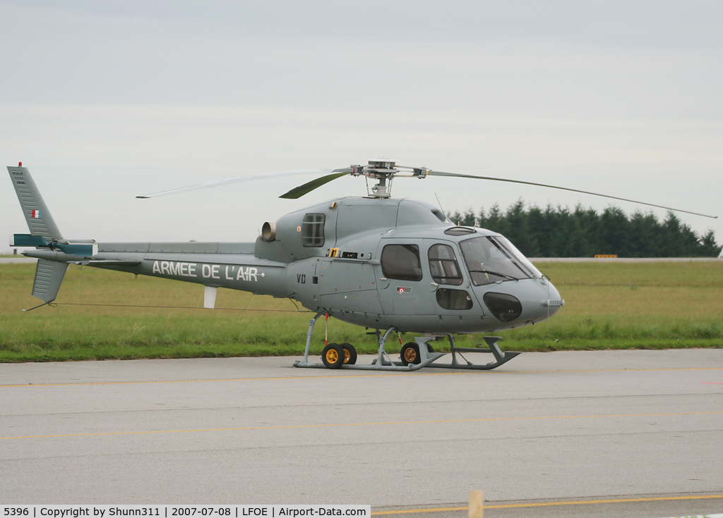 5396, Aérospatiale AS-555AN Fennec C/N 5396, Parked here during LFOE Airshow 2007