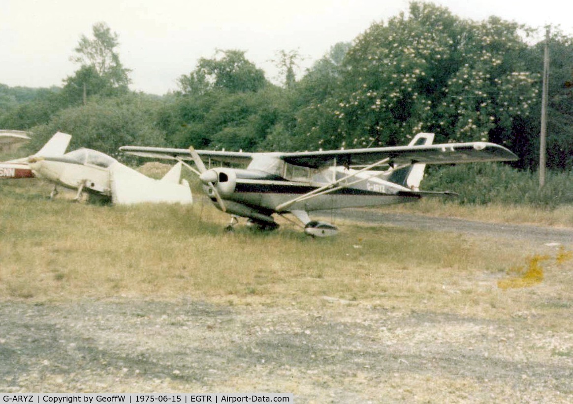 G-ARYZ, 1962 Beagle A-109 Airdale C/N B.512, Beagle A.109 Airdale at Elstree 1975