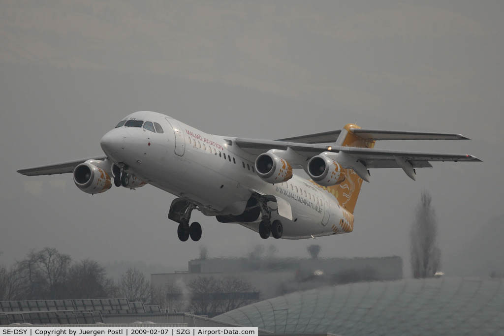 SE-DSY, 1995 British Aerospace Avro 146-RJ100 C/N E3263, BAE Systems AVRO RJ 100