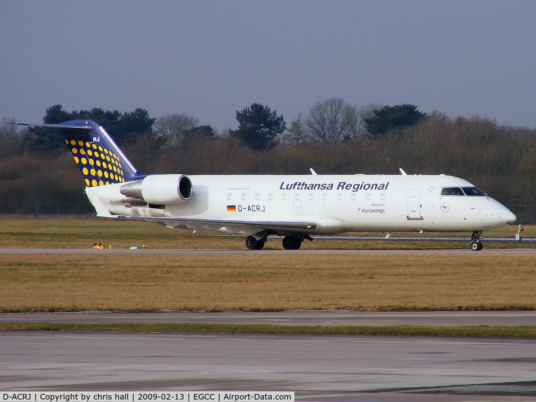D-ACRJ, 2003 Canadair CRJ-200ER (CL-600-2B19) C/N 7864, Lufthansa Regional operated by Eurowings