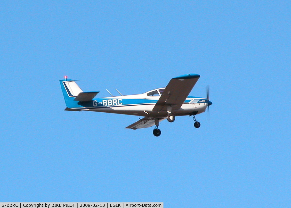 G-BBRC, 1973 Fuji FA-200-180 Aero Subaru C/N 235, CLIMB OUT FROM RWY 07