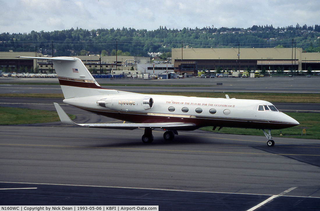 N160WC, 1968 Grumman G1159 Gulfstream IISP C/N 012, KBFI