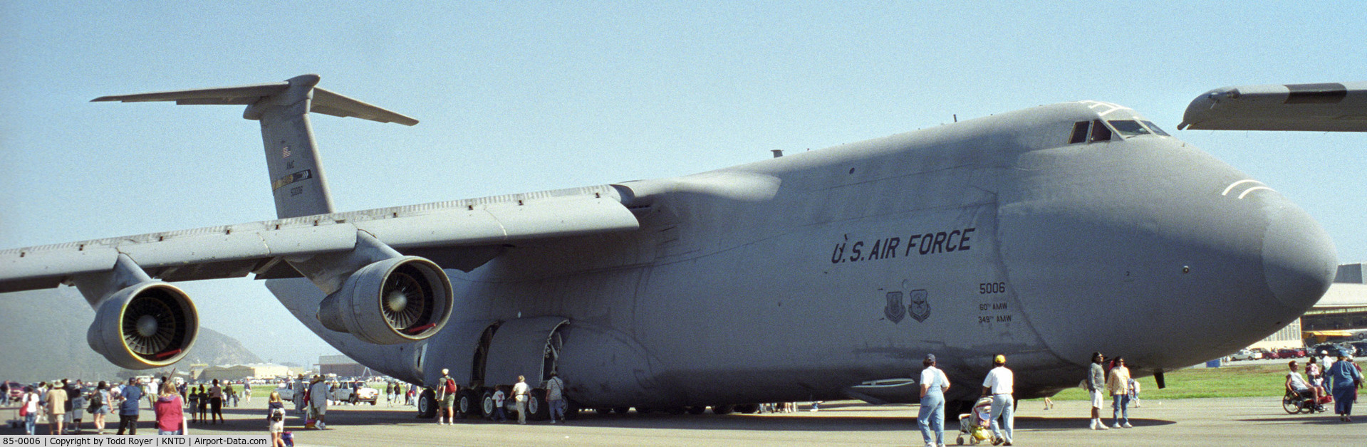 85-0006, 1985 Lockheed C-5B Galaxy C/N 500-0092, Point Mugu Airshow