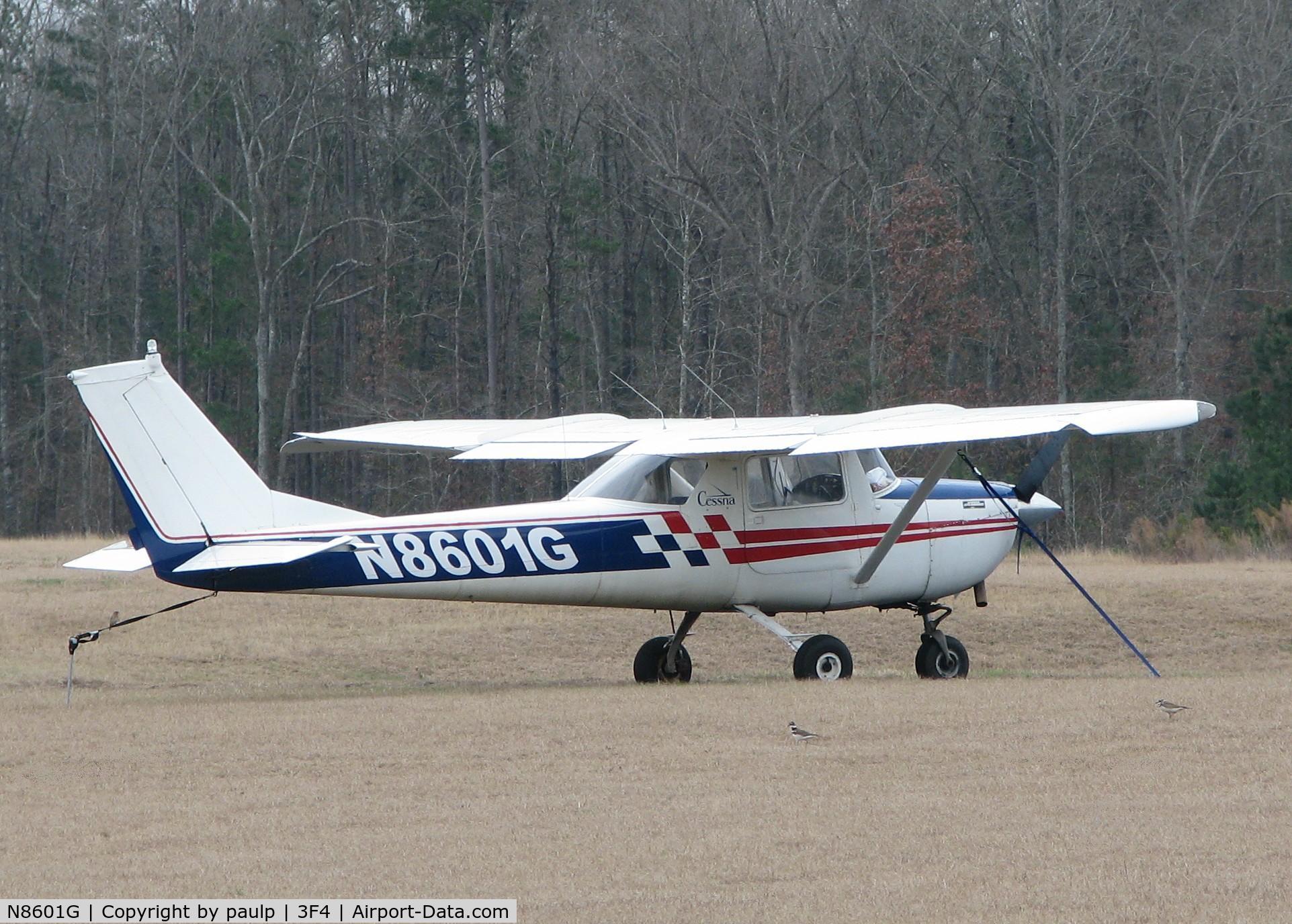 N8601G, 1966 Cessna 150F C/N 15062701, Parked at the Vivian, Louisiana airport.