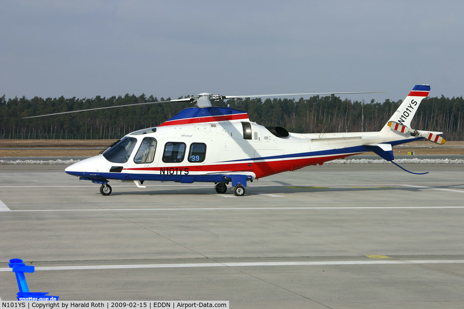 N101YS, Agusta A-109S Grand C/N 22099, Seen at the apron of Nuremberg Airport EDDN