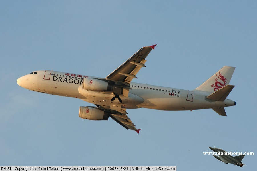 B-HSI, 1999 Airbus A320-232 C/N 0930, Dragonair