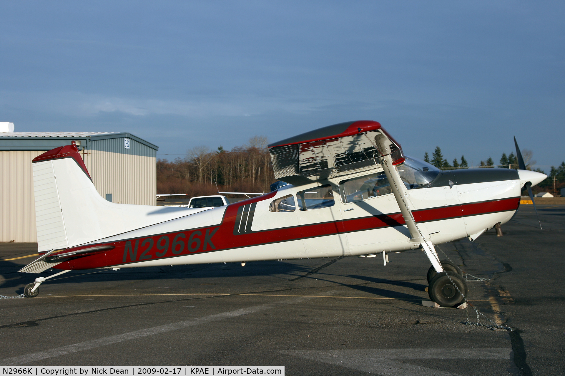 N2966K, 1980 Cessna 180K Skywagon C/N 18053140, KPAE