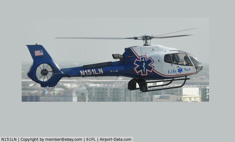 N151LN, 2006 Eurocopter EC-130B-4 (AS-350B-4) C/N 4114, Photo taken while landing at Tampa General Hospital.